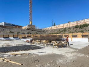 Instalación de membrana asfáltica  - Proyecto COEMCO, Hualqui